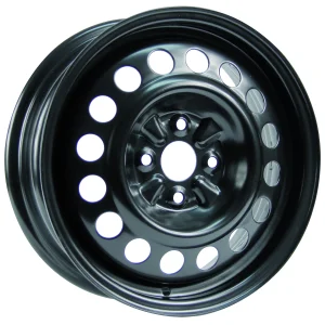 RTX Wheels – Steel Wheel – Black – 15″x5.5″ 45mm – All weather Wheels – X40957